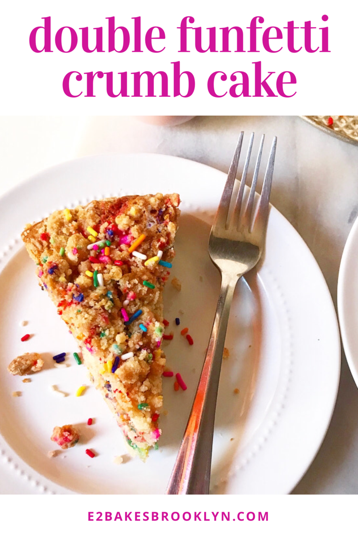 Double Funfetti Crumb Cake