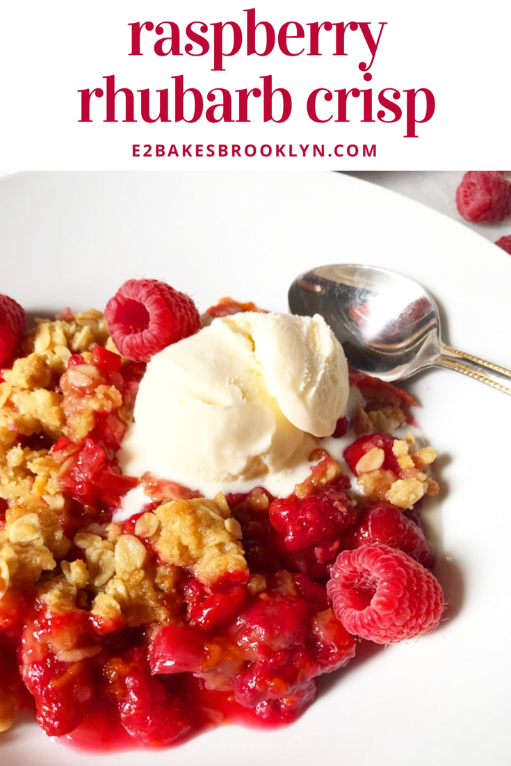 Raspberry Rhubarb Crisp