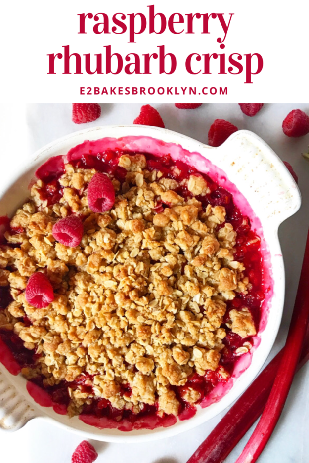 Raspberry Rhubarb Crisp