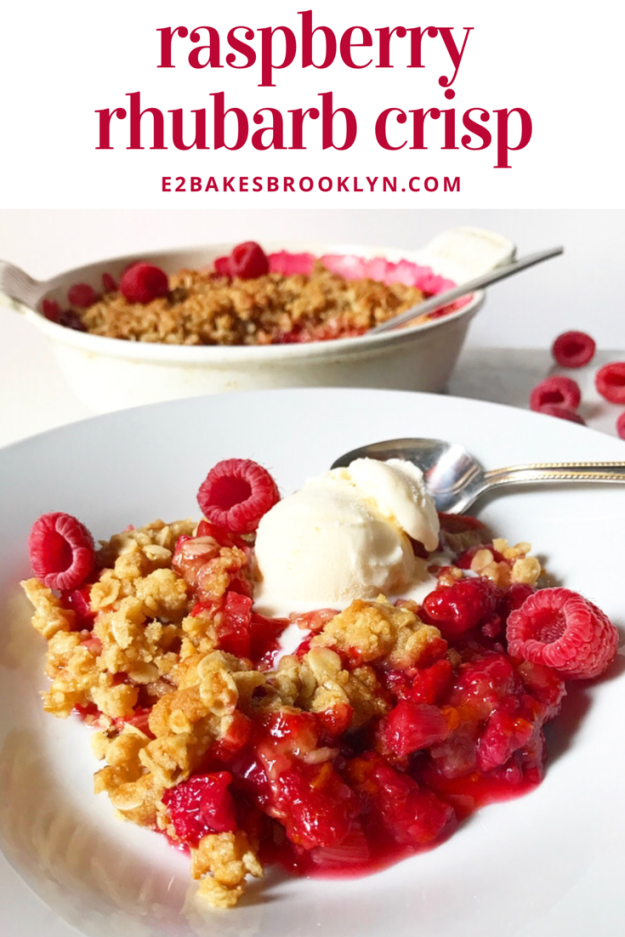 Raspberry Rhubarb Crisp