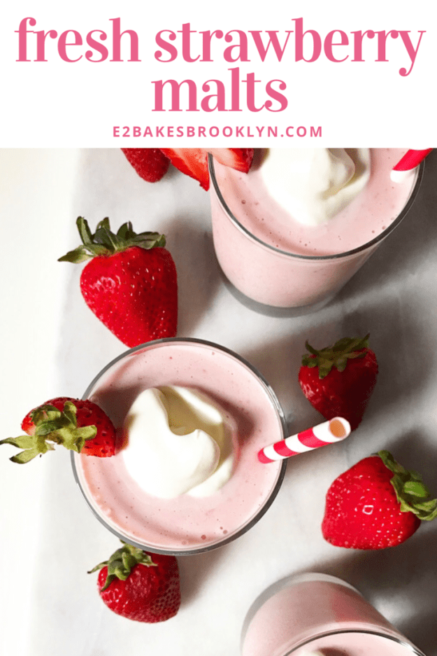 Fresh Strawberry Malts