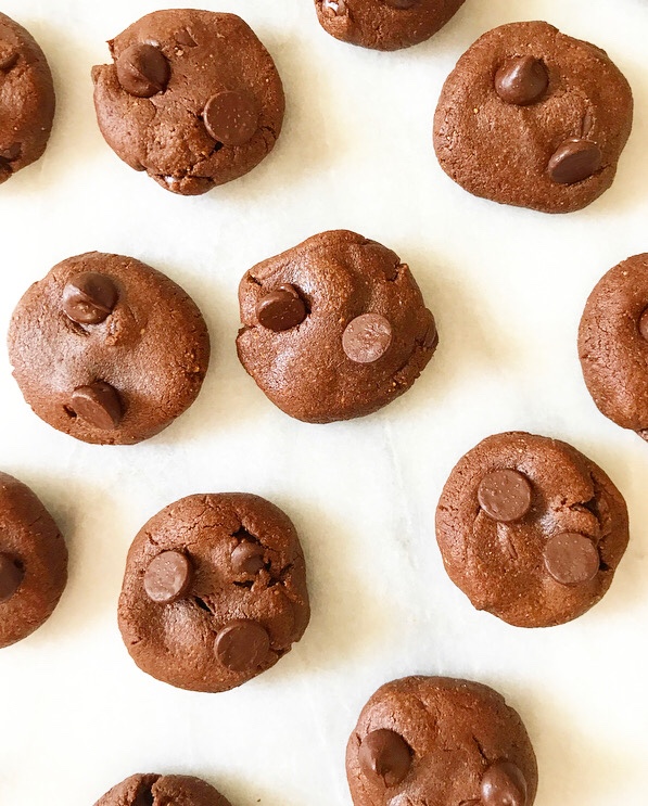 Double Chocolate Cashew Butter Cookies {Vegan, Grain-Free}