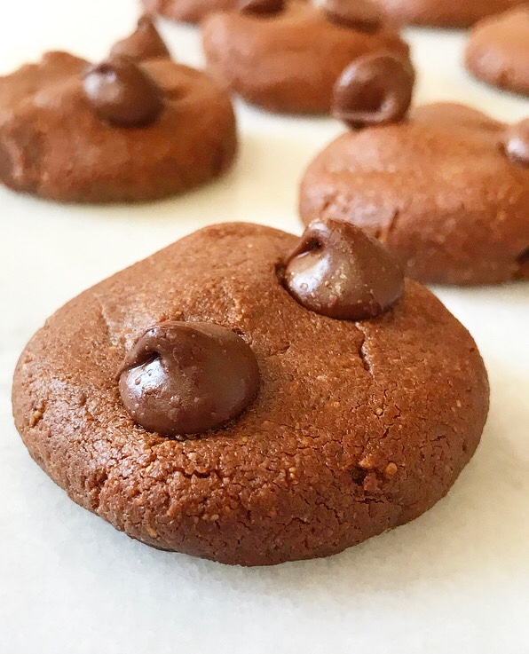 Double Chocolate Cashew Butter Cookies {Vegan, Grain-Free}