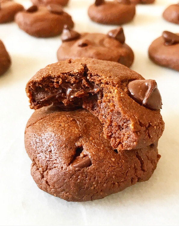 Double Chocolate Cashew Butter Cookies {Vegan, Grain-Free}