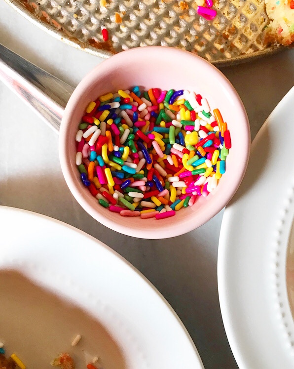 Double Funfetti Crumb Cake