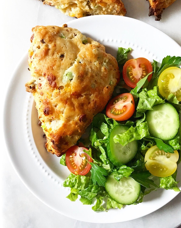 Bacon, Cheddar & Scallion Scones