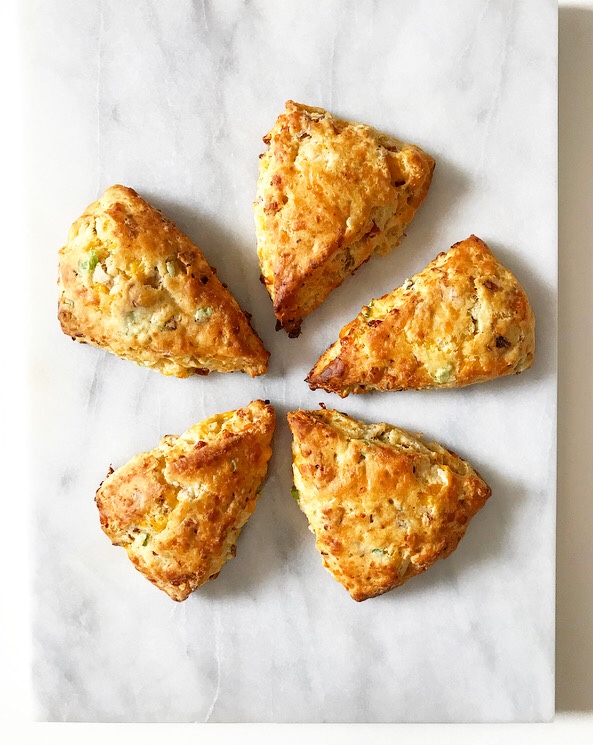 Bacon, Cheddar & Scallion Scones