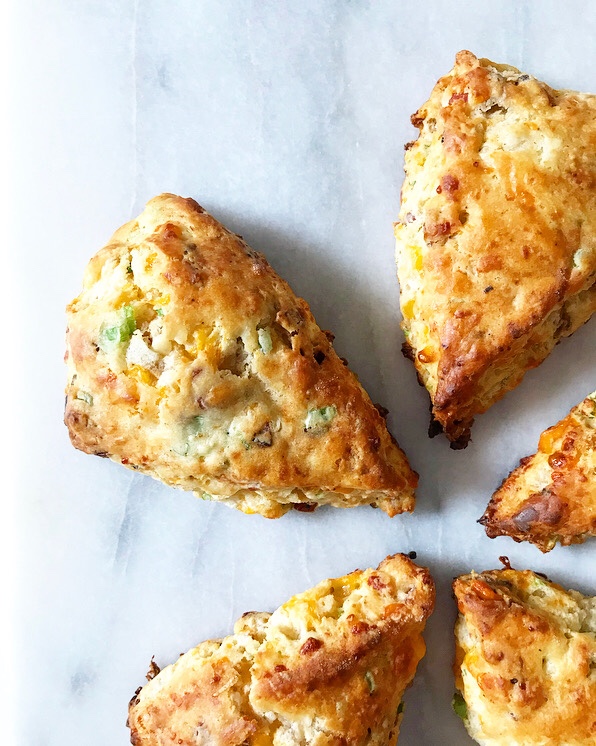 Bacon, Cheddar & Scallion Scones