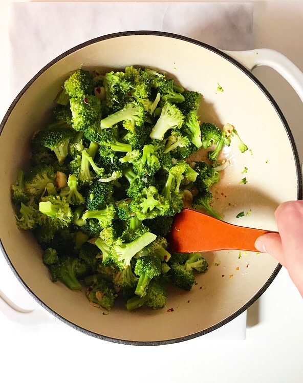 Olive Oil Marinated Broccoli