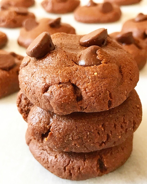 Double Chocolate Cashew Butter Cookies {Vegan, Grain-Free}