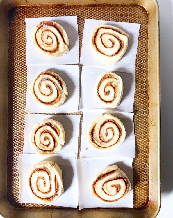 Cinnamon Roll Doughnuts