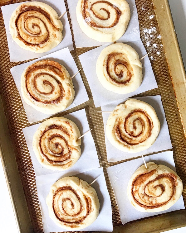Cinnamon Roll Doughnuts