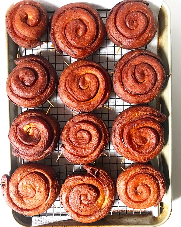 Cinnamon Roll Doughnuts