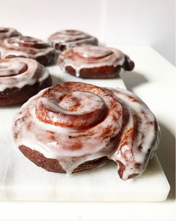 Cinnamon Roll Doughnuts