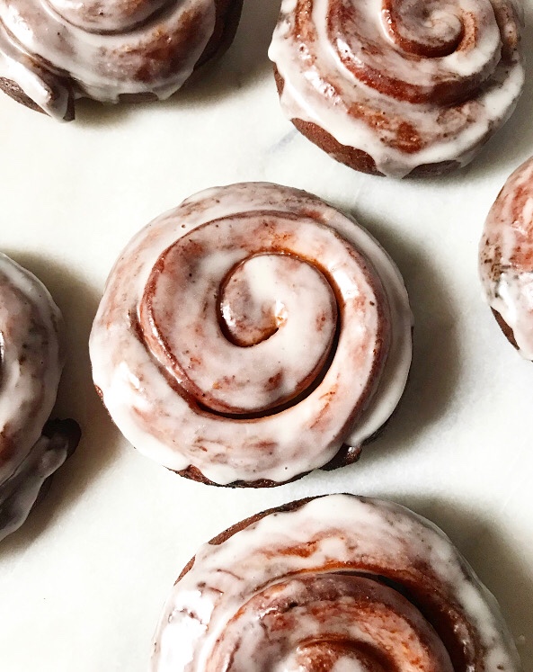 Cinnamon Roll Doughnuts