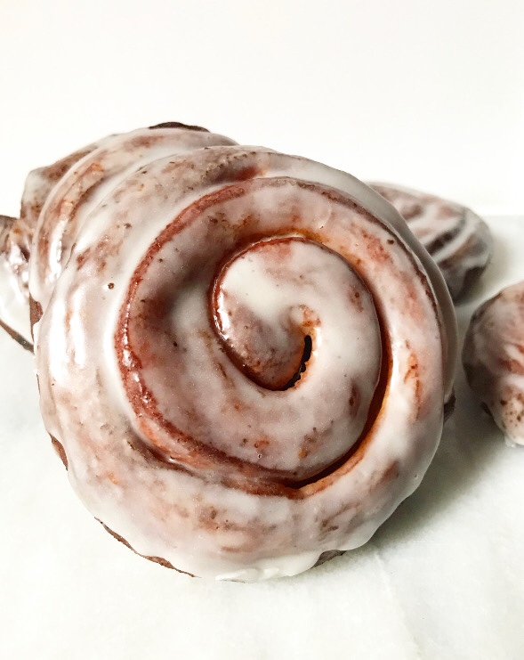 Cinnamon Roll Doughnuts