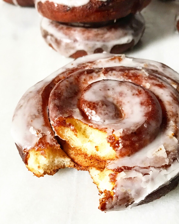 Cinnamon Roll Doughnuts