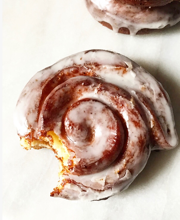 Cinnamon Roll Doughnuts