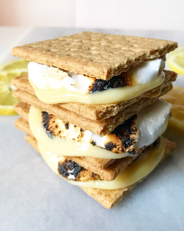 Lazy Lemon Curd + Lemon Meringue S’mores