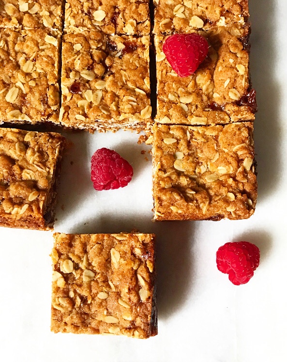 Easy Raspberry Jam Squares