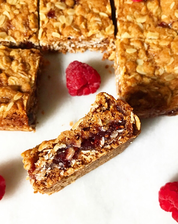 Easy Raspberry Jam Squares