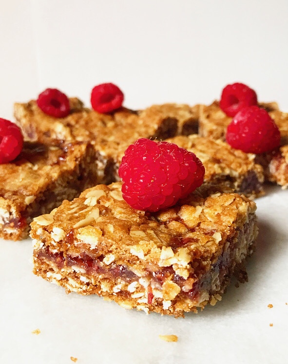 Easy Raspberry Jam Squares