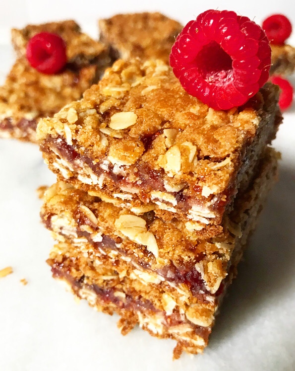 Easy Raspberry Jam Squares