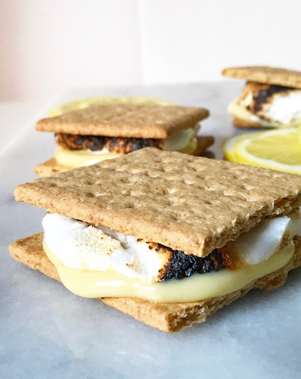 Lazy Lemon Curd + Lemon Meringue S’mores
