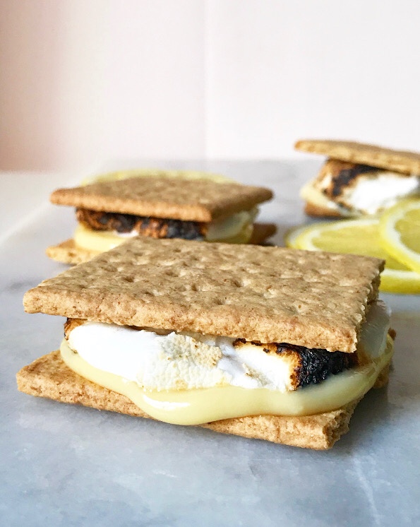 Lazy Lemon Curd + Lemon Meringue S’mores