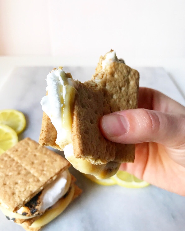 Lazy Lemon Curd + Lemon Meringue S’mores