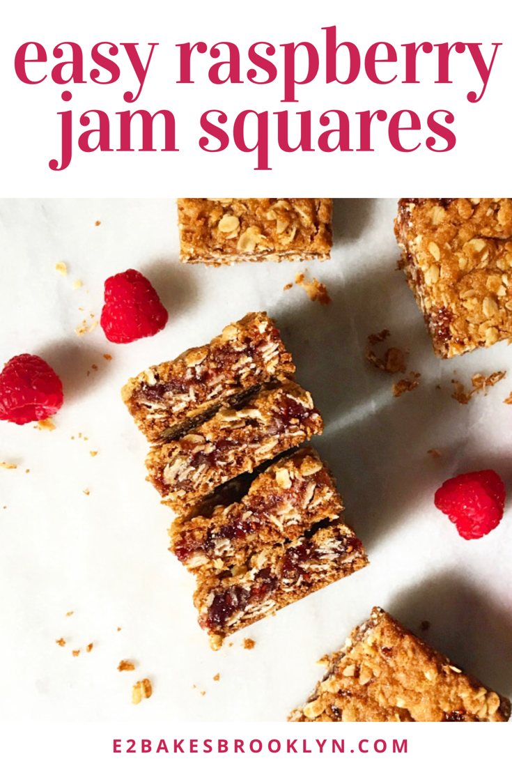 Easy Raspberry Jam Squares