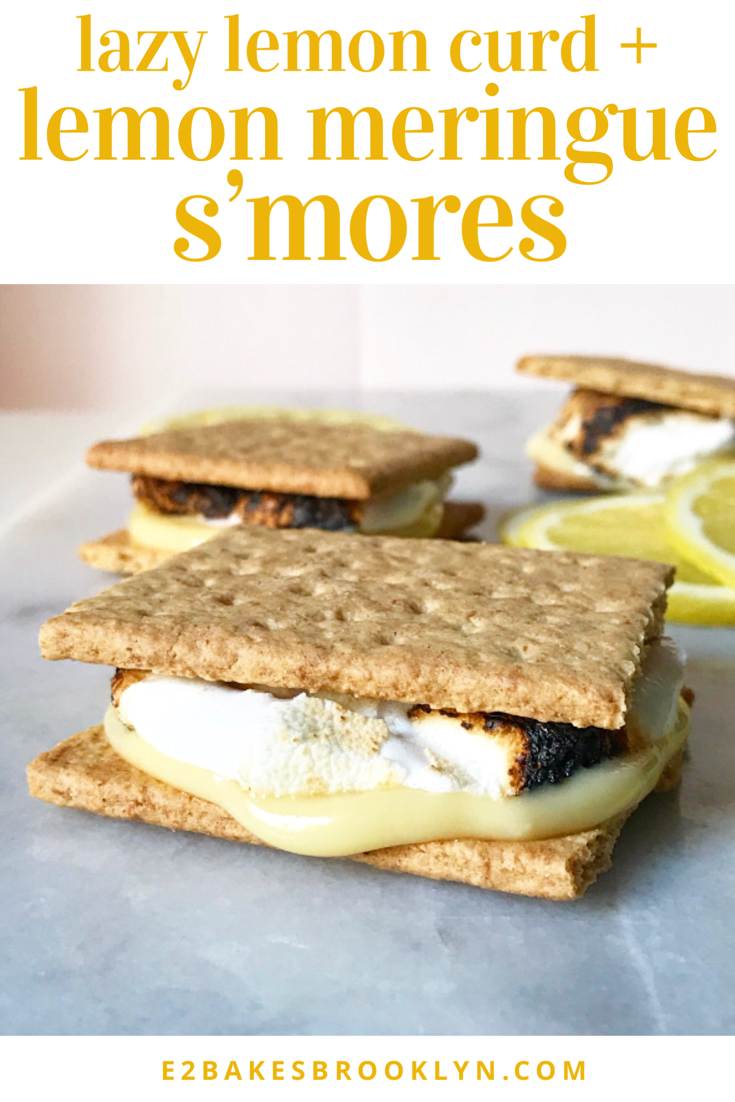 Lazy Lemon Curd + Lemon Meringue S’mores