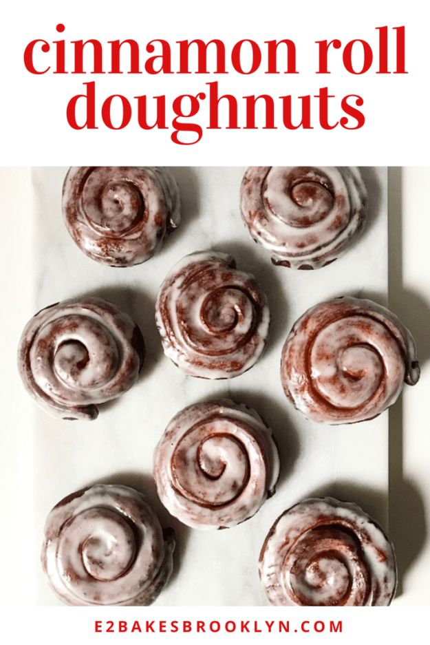 Cinnamon Roll Doughnuts