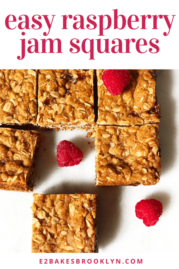 Easy Raspberry Jam Squares