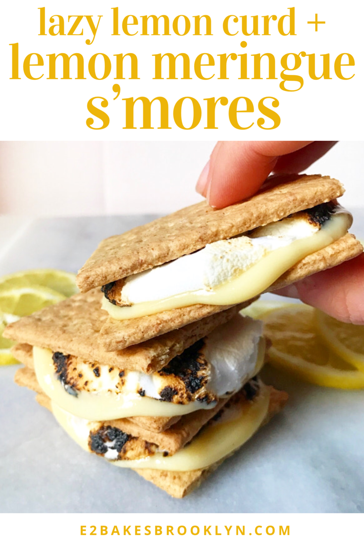 Lazy Lemon Curd + Lemon Meringue S’mores