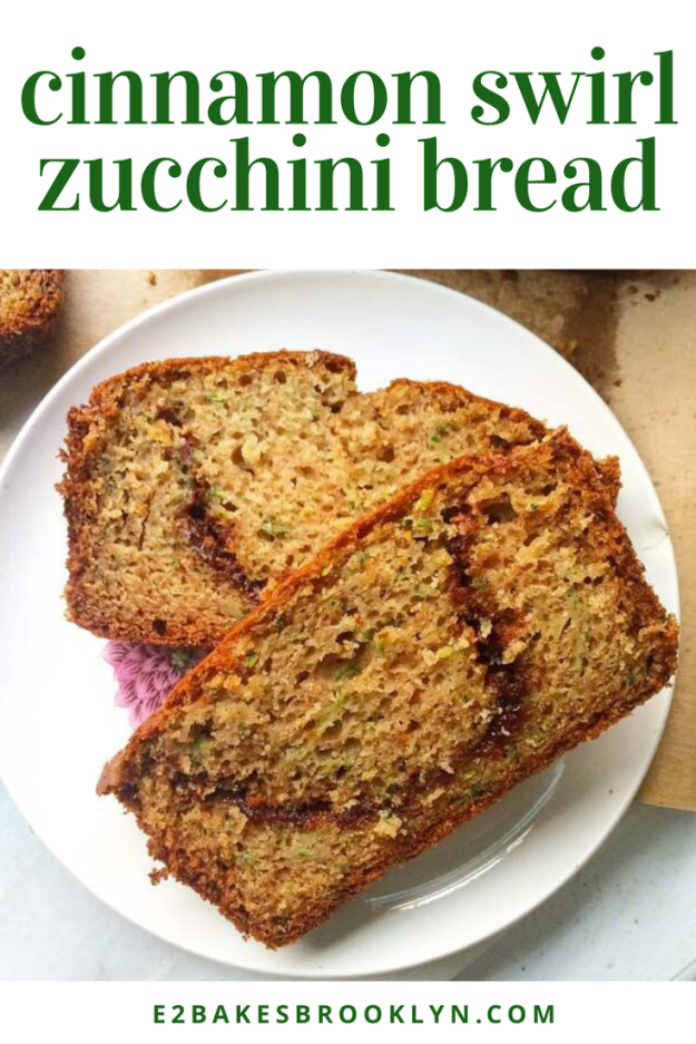 Cinnamon Swirl Zucchini Bread