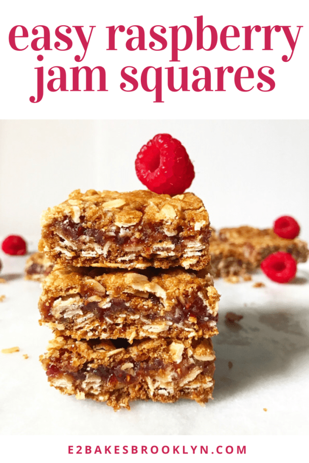 Easy Raspberry Jam Squares