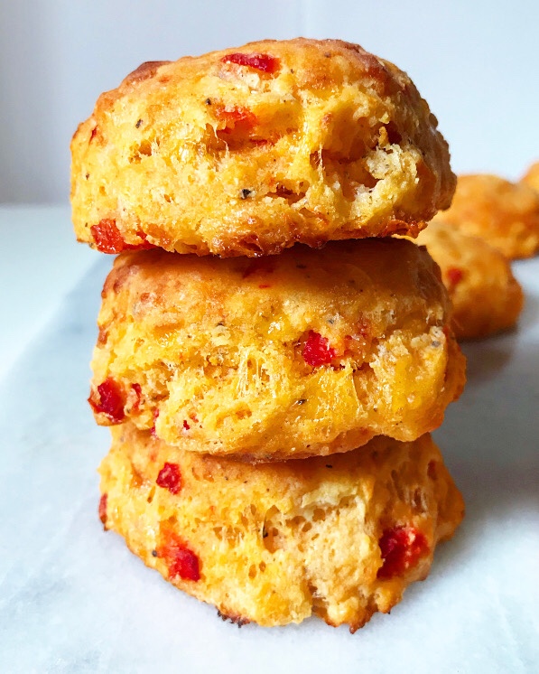 Pimento Cheese Cornmeal Biscuits