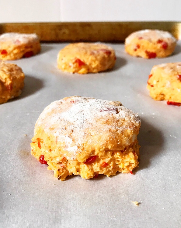 Pimento Cheese Cornmeal Biscuits