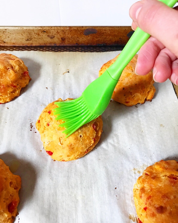 Pimento Cheese Cornmeal Biscuits