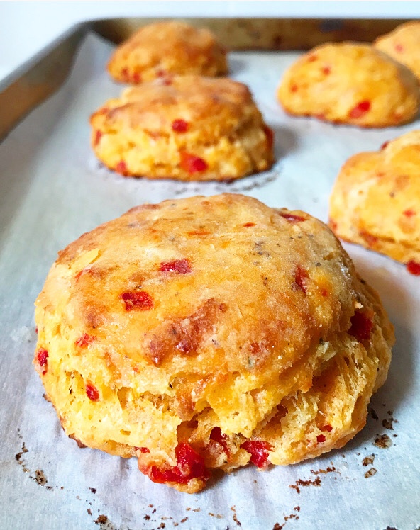 Pimento Cheese Cornmeal Biscuits