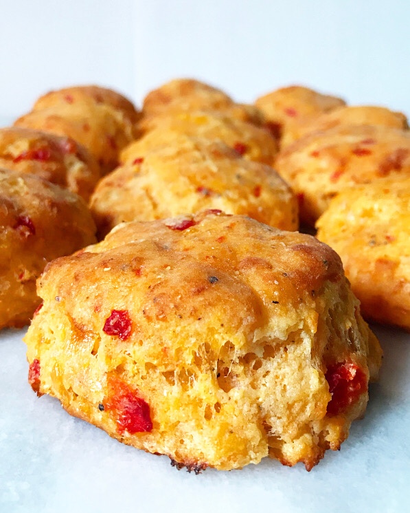 Pimento Cheese Cornmeal Biscuits