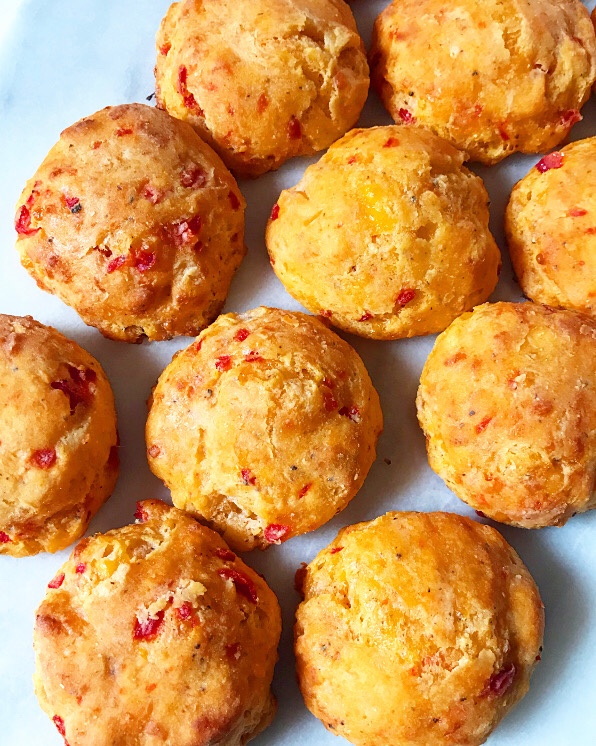 Pimento Cheese Cornmeal Biscuits