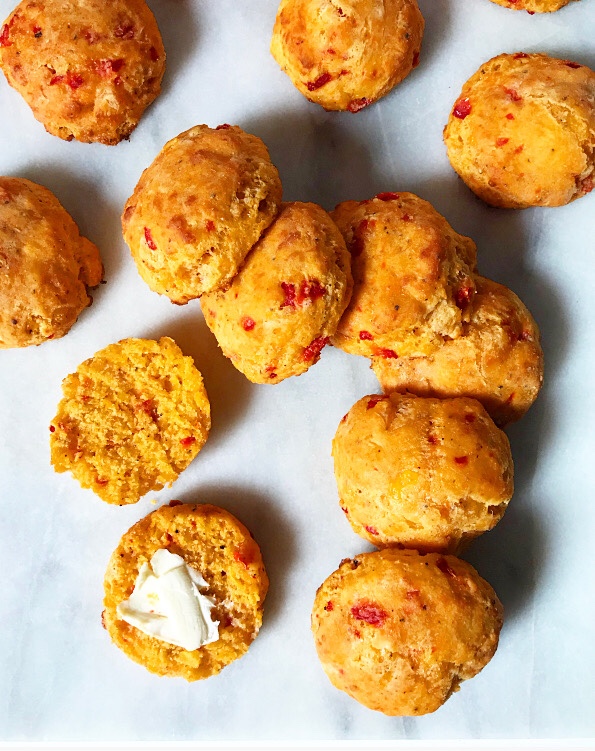 Pimento Cheese Cornmeal Biscuits