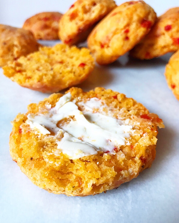 Pimento Cheese Cornmeal Biscuits