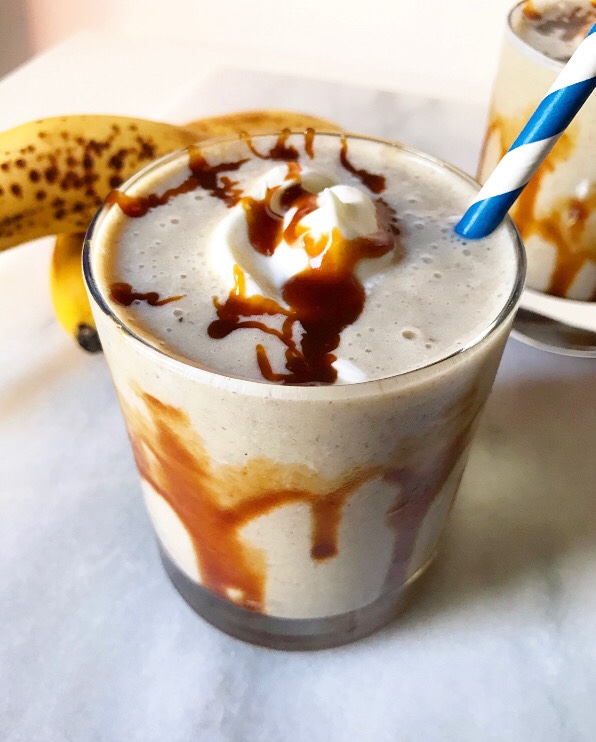 Caramelized Banana Milkshakes