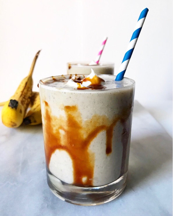 Caramelized Banana Milkshakes