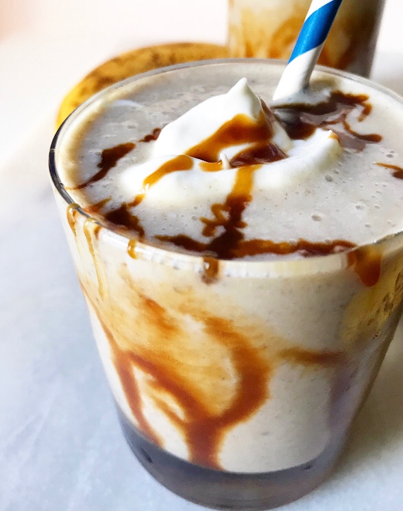 Caramelized Banana Milkshakes