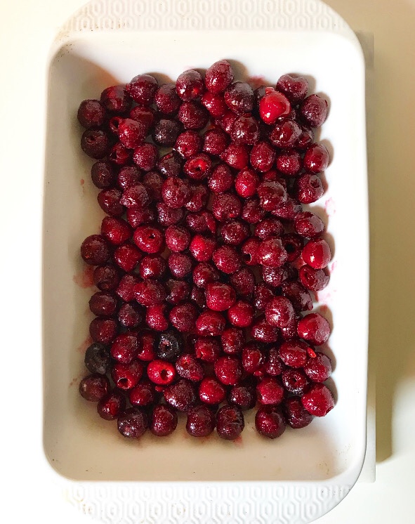 Sweet Cherry Sugar Cookie Crumble