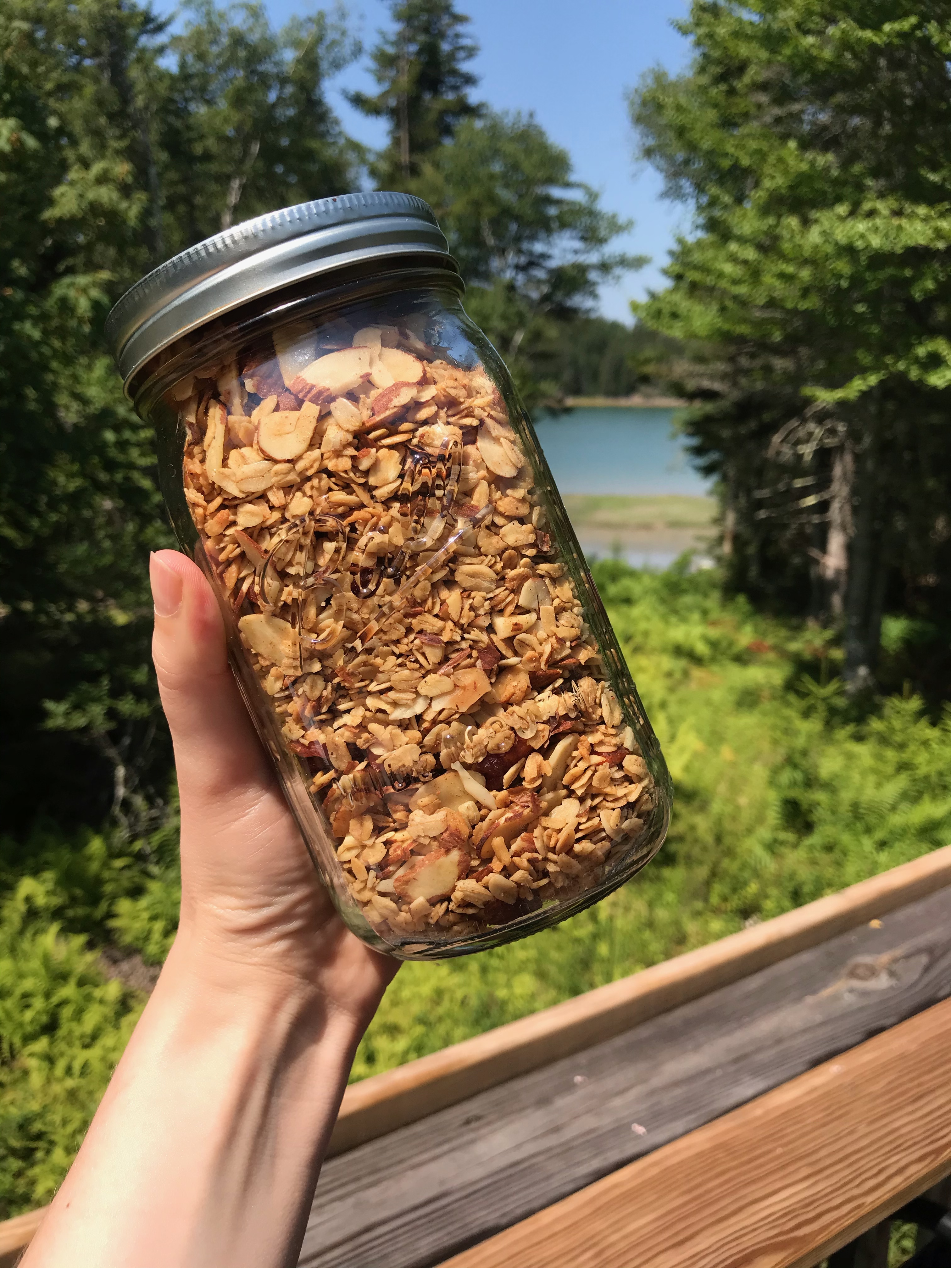 Peachy Keen Granola {Vegan & Gluten-Free}